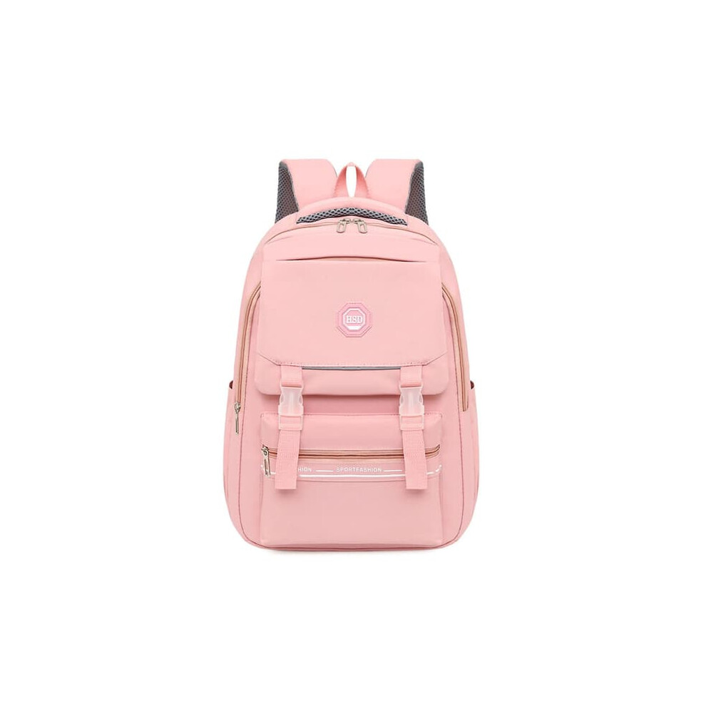 Student backpack for teenage girls pink 15.6 inch laptop