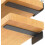 Floating Shelf Brackets Black Metal L-Shape 6-Pack 1