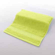 Mikrofiberhandduk i fyrkant, gul, 33x33 cm, 1 st