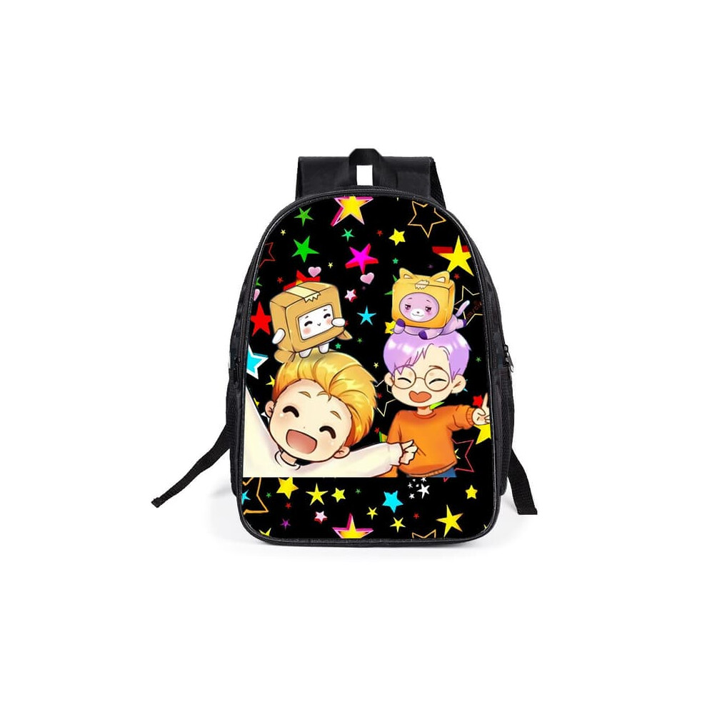 LankyBox printed school backpack for kids