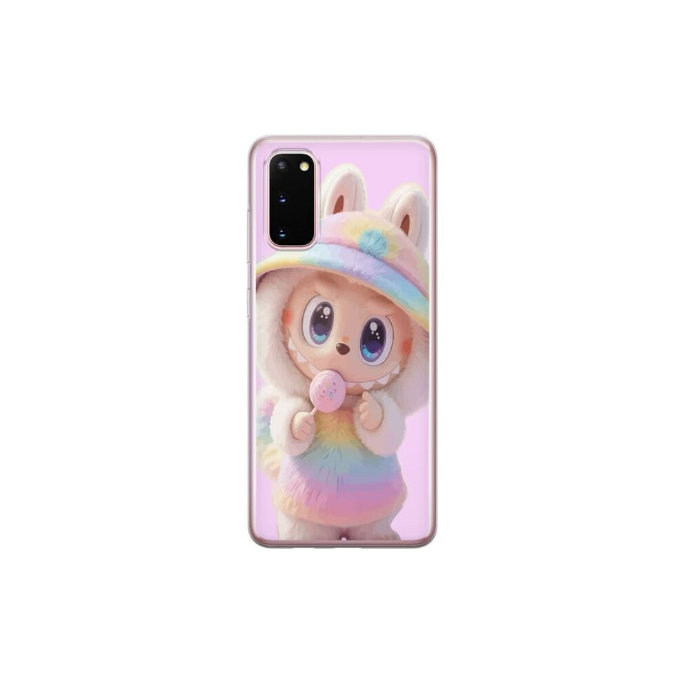 Samsung Galaxy S20 Transparent Case With Monster Bunny Doll 900223039965