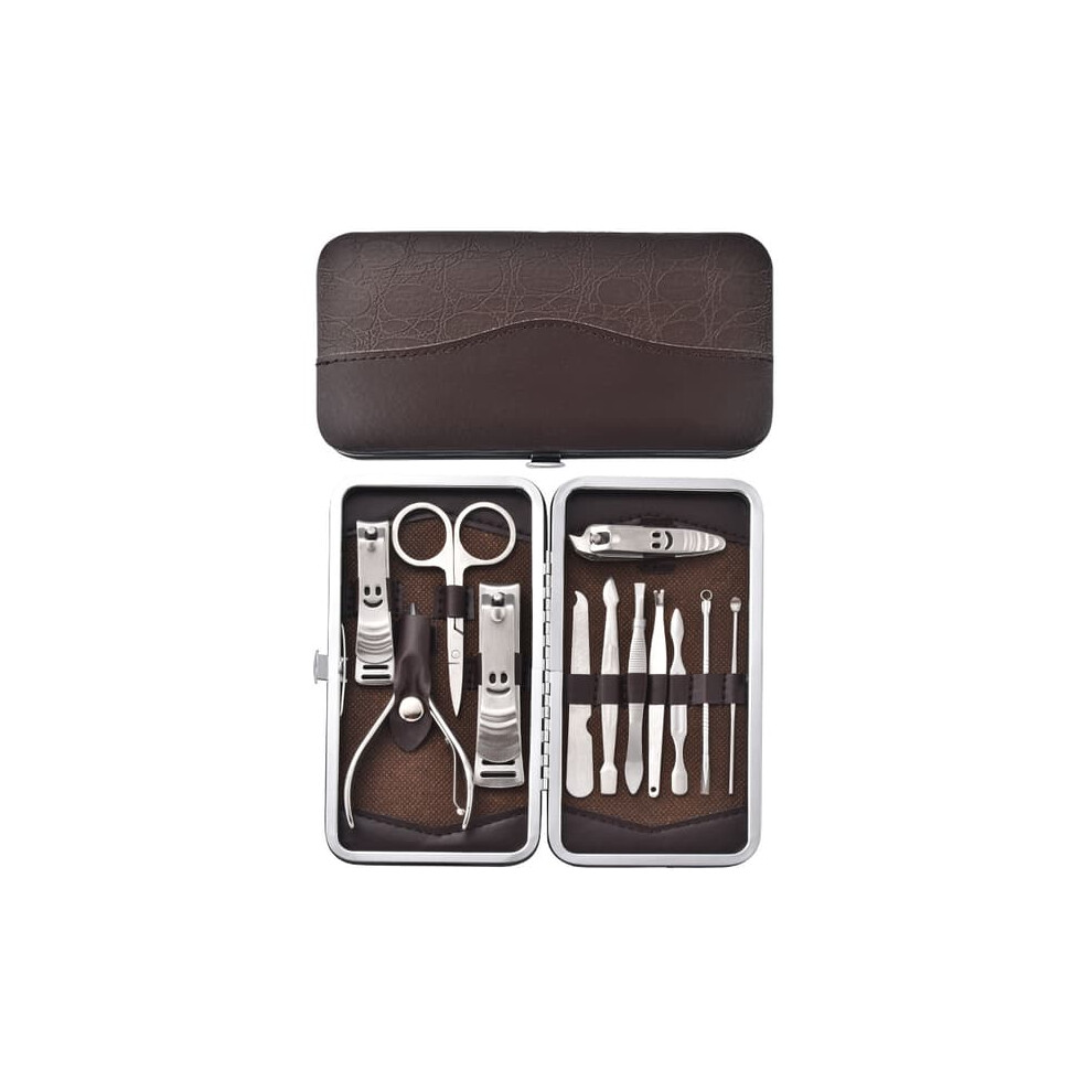 Nail Care Manicure Set with Clippers and Tools 12-Piece