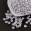 Acrylic Beads Flat Round Letter A 100 pcs 7mm dia 4mm thick 1