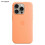 iPhone 15 Pro MagSafe liquid silicone case in perfect orange 1