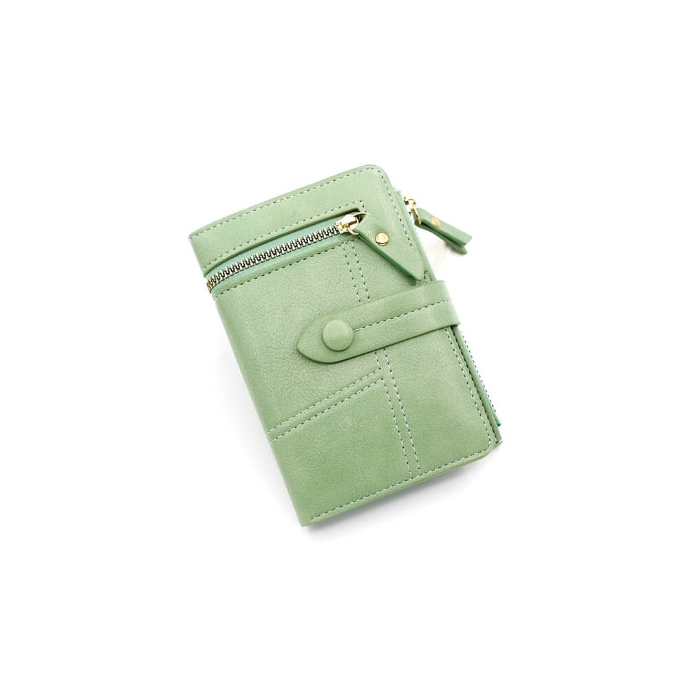 Women's Pu Leather Tri-Fold Wallet, Slim Design, 1 Piece 962029406167
