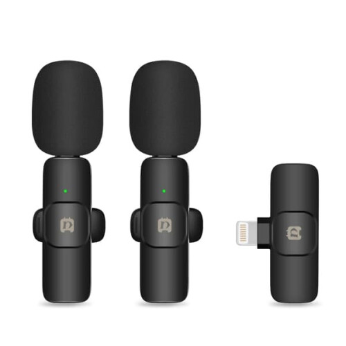 Puluz wireless lavalier microphone with Lightning receiver