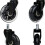 Office Chair Casters Black Quiet Durable Set 1