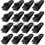 Tent Clamps Heavy Duty 12 Pcs Black 1
