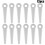 Til STIHL strimmer Polycut-knive. Passer til FS38FS40FS50FS55FS56. 6