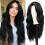 Women's Black Wavy Synthetic Wig 24 Inch 1
