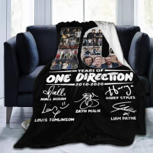 One Direction throw blanket microfiber 60x50 in
