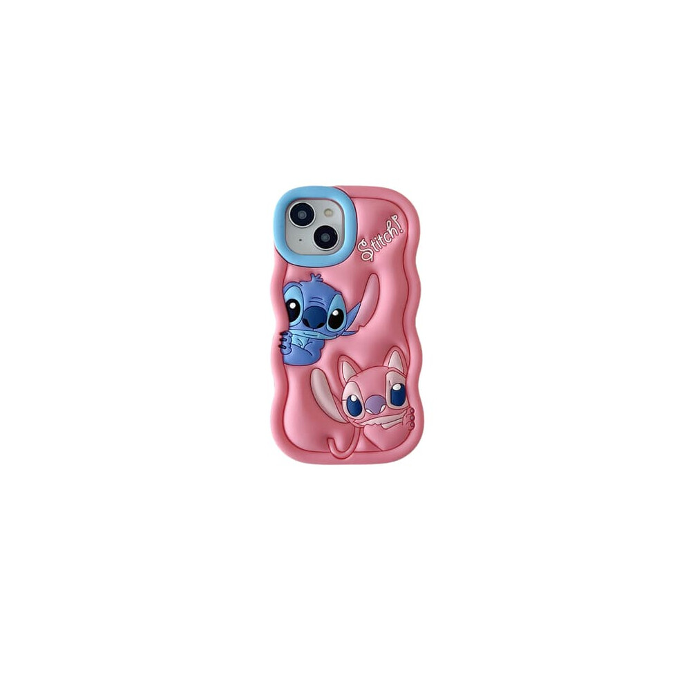 Lilo & Stitch Silicone Phone Case For Iphone 6 To 15 962029406600