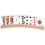 Wooden Playing Card Holder Tree Stand 1