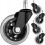 Office Chair Casters Transparent 11 mm 5-Pack 1