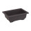 Jardinière rectangulaire violette effet sable avec trous de drainage 1