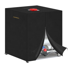 Water tank cover for 1000 L IBC tarpaulin 120x100x116 cm