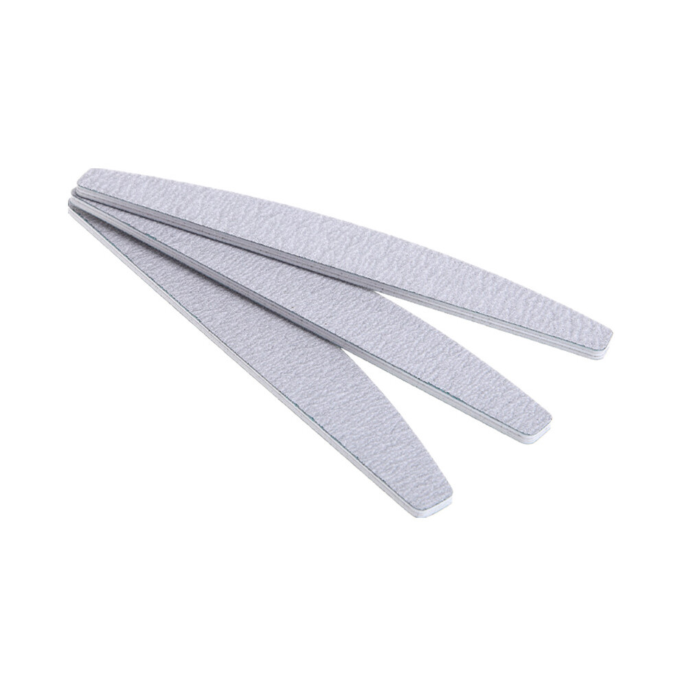 Nail File Half Moon Zebra Grey 3-Pack 900223055033