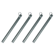 4X Chopsticks Storage Tubes Aluminum Alloy Box Case for Titanium Chopsticks Storage Box Without Chopsticks Gray