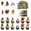 Italian Brainrot Party Decor Set 25pcs 1