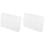 2X Scatola Portaoggetti Trasparente per Organizer Multimediale (Tre Scomparti) 2