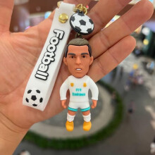 CR7 Cristiano Ronaldo keychain cartoon anime style