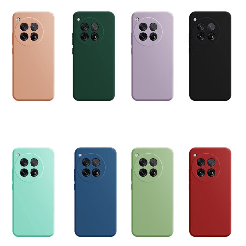 SKALO OnePlus 12 5G ultra-thin TPU case red