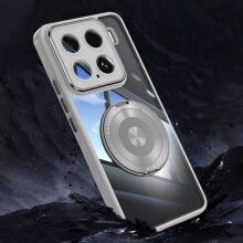 Xiaomi 15 MagSafe 360 holder acrylic TPU case grey