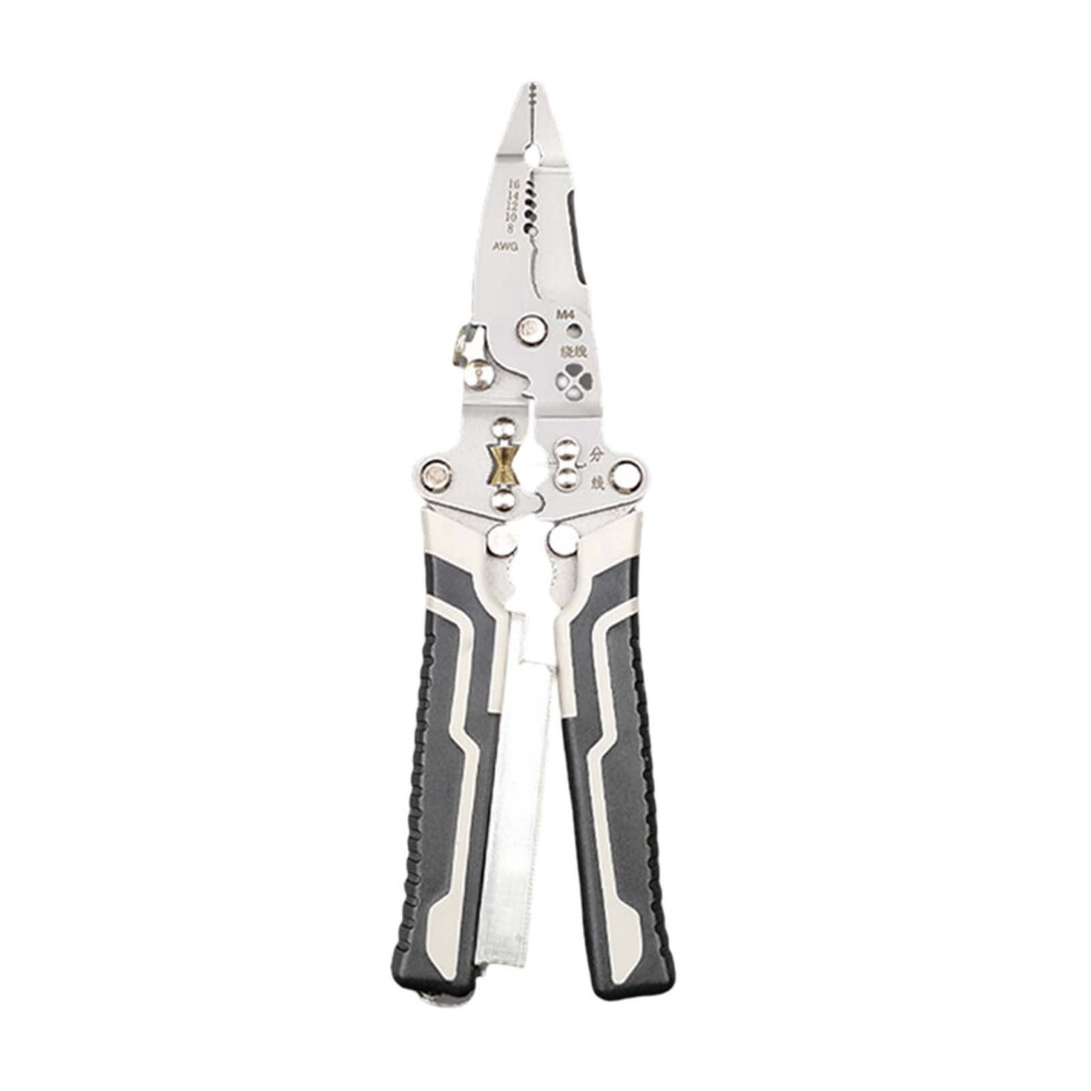 Wire Stripper With Voltage Tester 8-In-1 Electric Pliers 962125946703