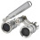 Opera Binoculars 3x25 with Handle Silver 1