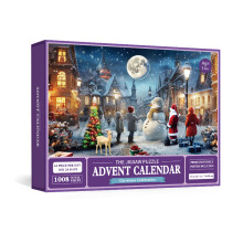 Calendrier de l'Avent Puzzle 2025, 1008 pièces, 25 jours