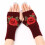 Wrist gloves fingerless red 1 pair 1