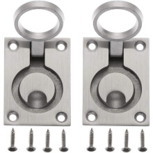 Stainless Steel Hatch Handle Set 2-Pack 62 x 44 mm
