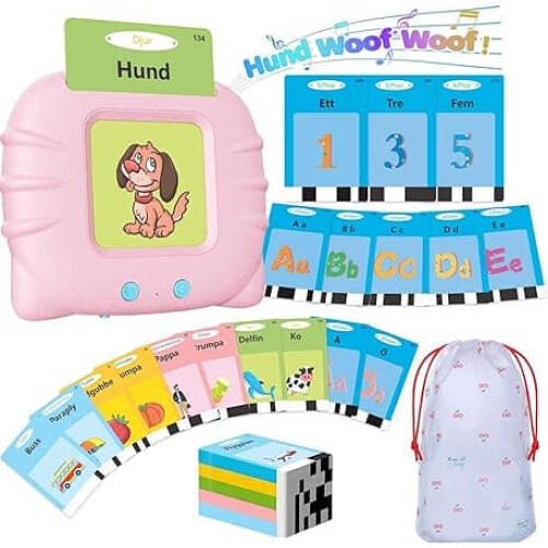 Swedish Flashcards Alphabet Numbers 224 Cards