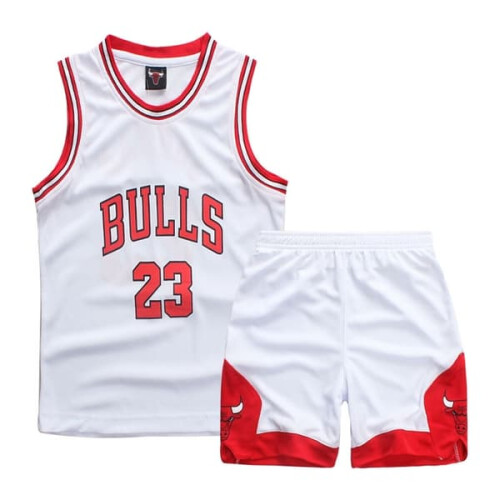 Michael Jordan Chicago Bulls jersey set white XL