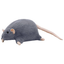 Soft Rat Plush Toy – Realistic Cuddle Pillow, 7.8" and
