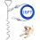 Dog Tie-Out Cable with Anti-Rust Spiral Stake 16 ft 1