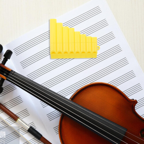 Pan Flute in C Key Plastic Compact 13 Pipes