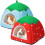Manure Pig Hideout Bed House for Small Animals Red Blue 1