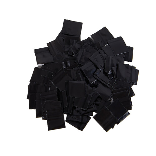 Plastic ziplock pill bags black 100 pcs