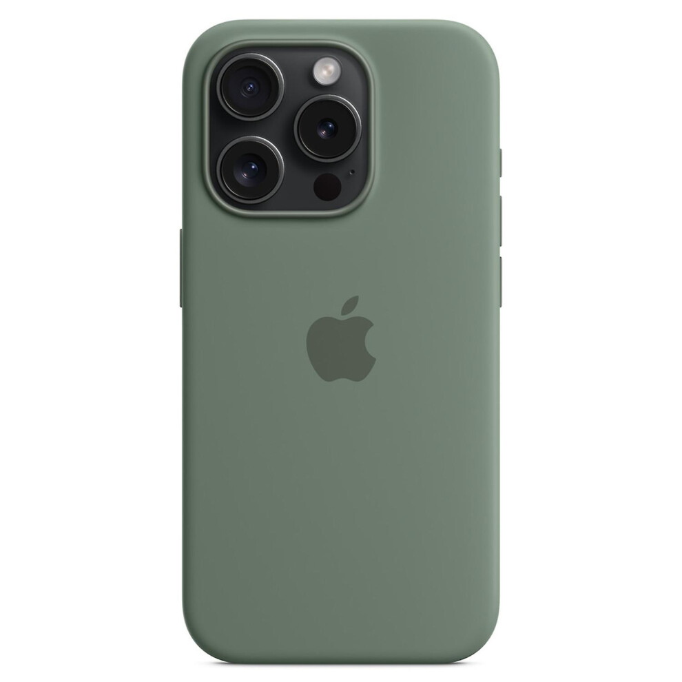 Iphone 15 Pro Max Silicone Magnetic Magsafe Case Green 900223061362