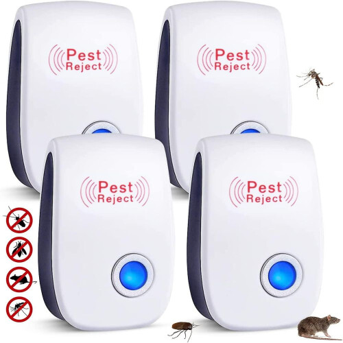 Ultrasonic Pest Repeller Plug-in Indoor 1 pcs