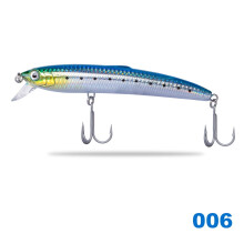 Appât de pêche flexible flottant de type wobbler, 125 mm, 17,5 g