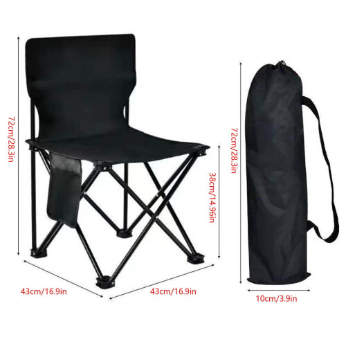 Portable Camping Chair with Padded Seat 1 Pack