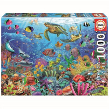 Tropical Fantasy Turtles Puzzle 1000 Pieces