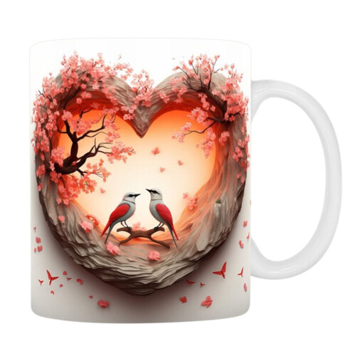 Mug en céramique 3D - Cadeau de Saint-Valentin 1