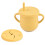 Bicchiere per bambini in silicone alimentare con cannuccia 2 in 1 1