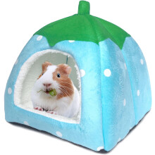 Small Animal Hideout Bed Blue 1 piece