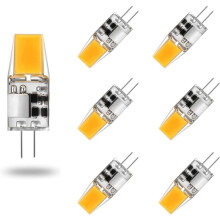Ampoules LED G4 blanc chaud 3000K 5W 12V (lot de 6)