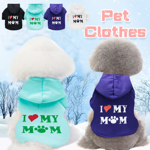 Sudadera para perros pequeños, ropa de abrigo para mascotas.
