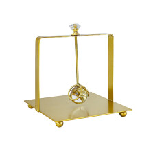 Gold Paper Napkin Holder Flat Dispenser Rack 1 Pack